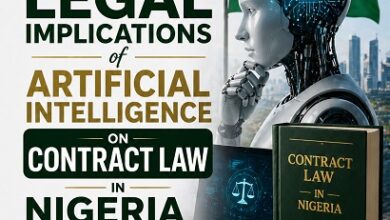 The Legal Implications of Artificial Intelligence on Contract Law in Nigeria