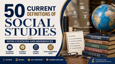 50 Current Definitions of Social Studies with Citations and References