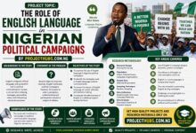 The Role of English Language in Nigerian Political Campaigns