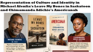 Representation of Culture and Identity in Michael Afenfia's Leave My Bones in Saskatoon and Chimamanda Adichie's Americanah
