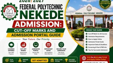 2026/2027 Federal Polytechnic Nekede Admission: Cut-Off Marks and Admission Portal Guide