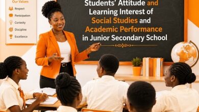 Students' Attitude and Learning Interest of Social Studies and Academic Performance in Junior Secondary School