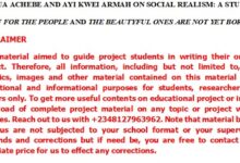 Chinua Achebe and Ayi Kwei Armah on Social Realism: A Study of a Man for the People and The Beautyful Ones Are Not Yet Born